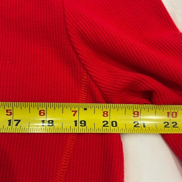 Generation Love Red Distressed Long Sleeve with tie NWT - Picture 4 of 6